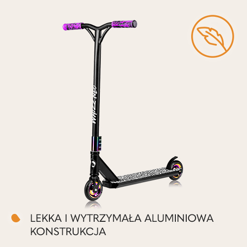 Lionelo Whizz Black Carbon Yellow — Hulajnoga